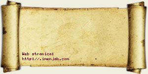 Anđela Mrmak vizit kartica